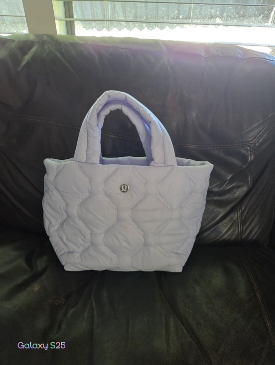 lululemon athletica Handbags - Lululemon quilty pleasures mini tote serene blue